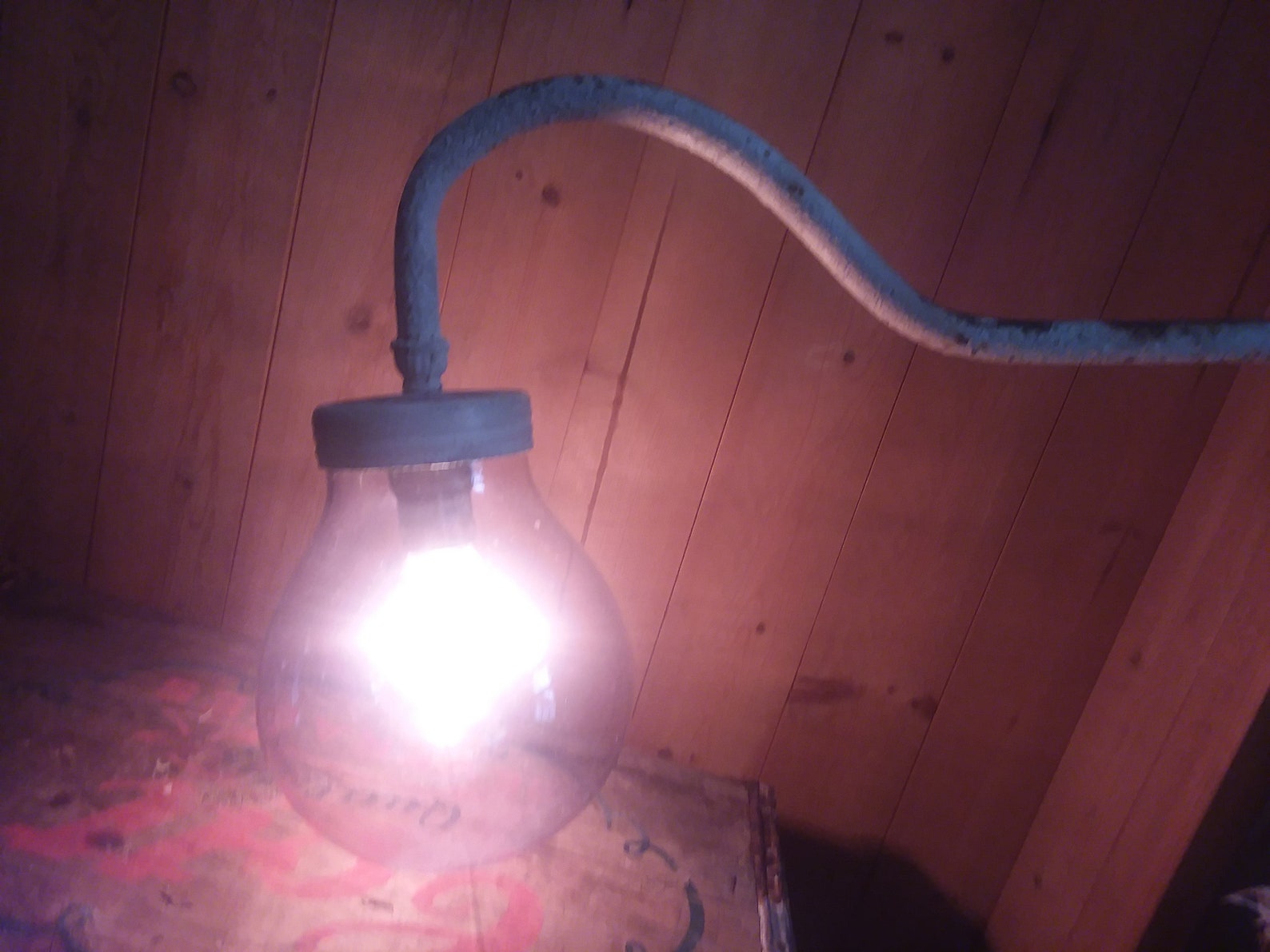 Early Vintage Gooseneck Outdoor Light Etsy