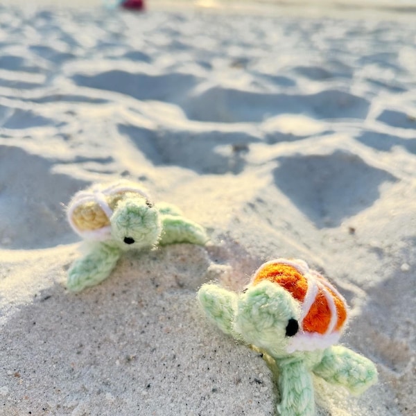 Crochet Sea Turtle Bookmarks