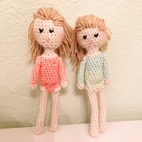 Crochet Gymnast Doll Pattern Only