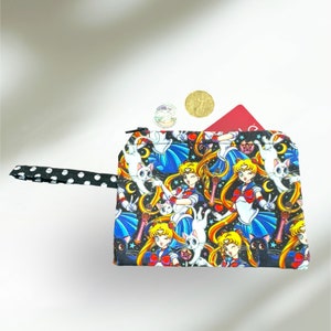 Portefeuille pour femme - Porte-monnaie - Porte-cartes - Voyage - Accessoires - Pochette pour pièces de monnaie - Cadeau geek pour enfants et adolescents - Rentrée scolaire - Anime Manga