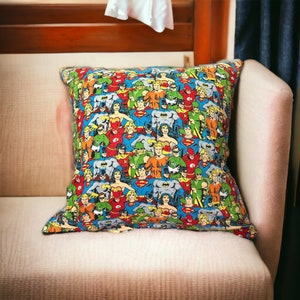 18”x18” Cushion Case 18” Pillow Sham Cover Zipper Slip Pillowcase Geeky Nerdy Present Housewarming