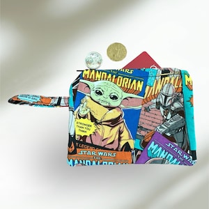 Portefeuille - Porte-monnaie - Porte-cartes - Voyage - Accessoires - Pochette pour pièces de monnaie - Cadeau geek pour enfants, adolescents et adultes - Cadeau de rentrée scolaire de science-fiction pour papa