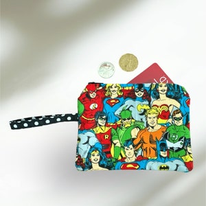 Portefeuille - Porte-monnaie - Porte-cartes - Voyage - Accessoires - Porte-monnaie - Cadeau geek pour enfants, adolescents et adultes - Rentrée scolaire - Bande dessinée vintage