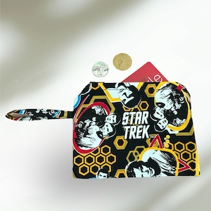 Portefeuille - Portefeuille de change - Porte-cartes - Voyage - Accessoires - Pochette à pièces - Cadeau Geeky pour enfants adolescents adultes - Cadeau de science-fiction de rentrée scolaire pour papa