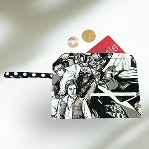 Portefeuille - Portefeuille de change - Porte-cartes - Voyage - Accessoires - Pochette à pièces - Cadeau Geeky pour enfants adolescents adultes - Cadeau de science-fiction de rentrée scolaire pour papa