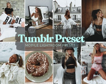 TUMBLR PRESET, Lightroom Preset mobile, City Filter, Selfie Edition Filter, Filters for Insta, Lightroom Preset for Instagram