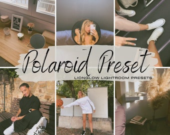 POLAROID PRESET Aida Marti - Preset for Mobile Lightroom, Instagram Presets, Indoor Blogger Photo Editing | Night Out Photos Filter