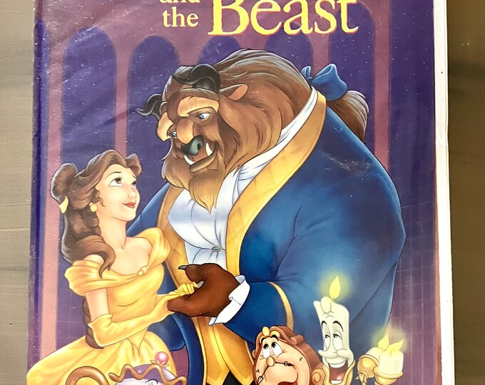 Vintage VHS Tape of Beauty and the Beast Etsy