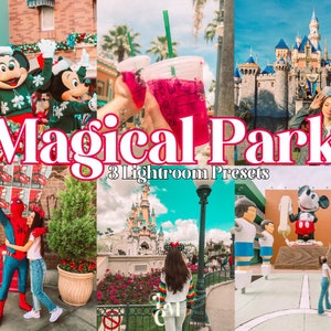 3 Magical Park LIGHTROOM Mobile Presets | Vibrant Presets, Photo Editing Filter for Instagram Influencer Orlando Vacation Bloggers Presets