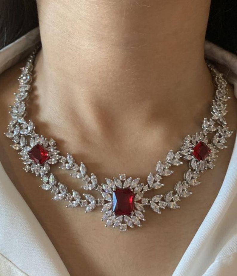 Indian bridal jewelry, victorian necklace, silver jewelry, state Indian bridal jewelry, victorian necklace, silver jewelry, state