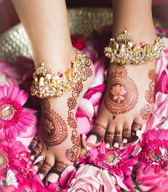 wedding payal bridal anklets