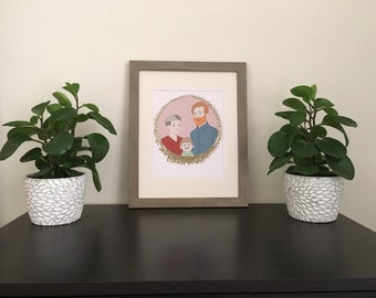 Custom Family Portraits and Illustrations