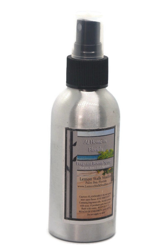 At Home in Florida Fragrant Room Spray, Orange Groves and Ocean Waves, Citrus and Sea Salt Air Freshener