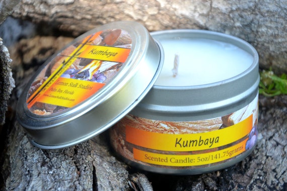 Clearance!, Kumbaya Scented Candle,  Campfire Citronella Candle,  5oz Hand Poured by Lemon Stalk Studios, Gift for Boy Scout, Girl Scout