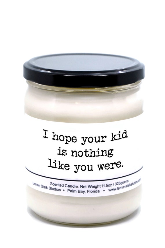 New baby gift, funny scented candle, gift for new mom, baby shower gift, baby sprinkle, pregnancy gift, present for expectant mother