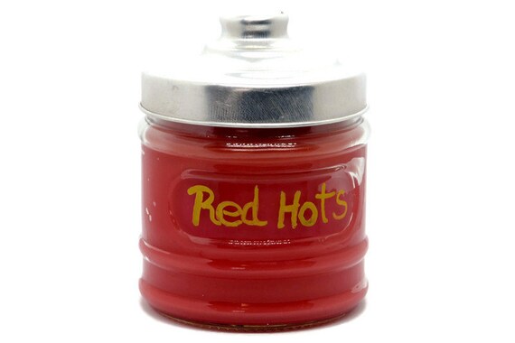 Red Hots Scented Candle,  Cinnamon Hand Poured 10oz Candle, Housewarming Gift,  Teenager Gift, Easter Basket Stuffer, Valentine for teen