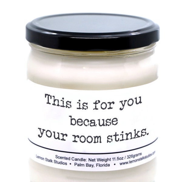 Funny Candle, Scented Candle, Gift for Teen, Teenage Boy, Teenage Girl, Gift for Son, Gift for Daughter, Graduation Gift