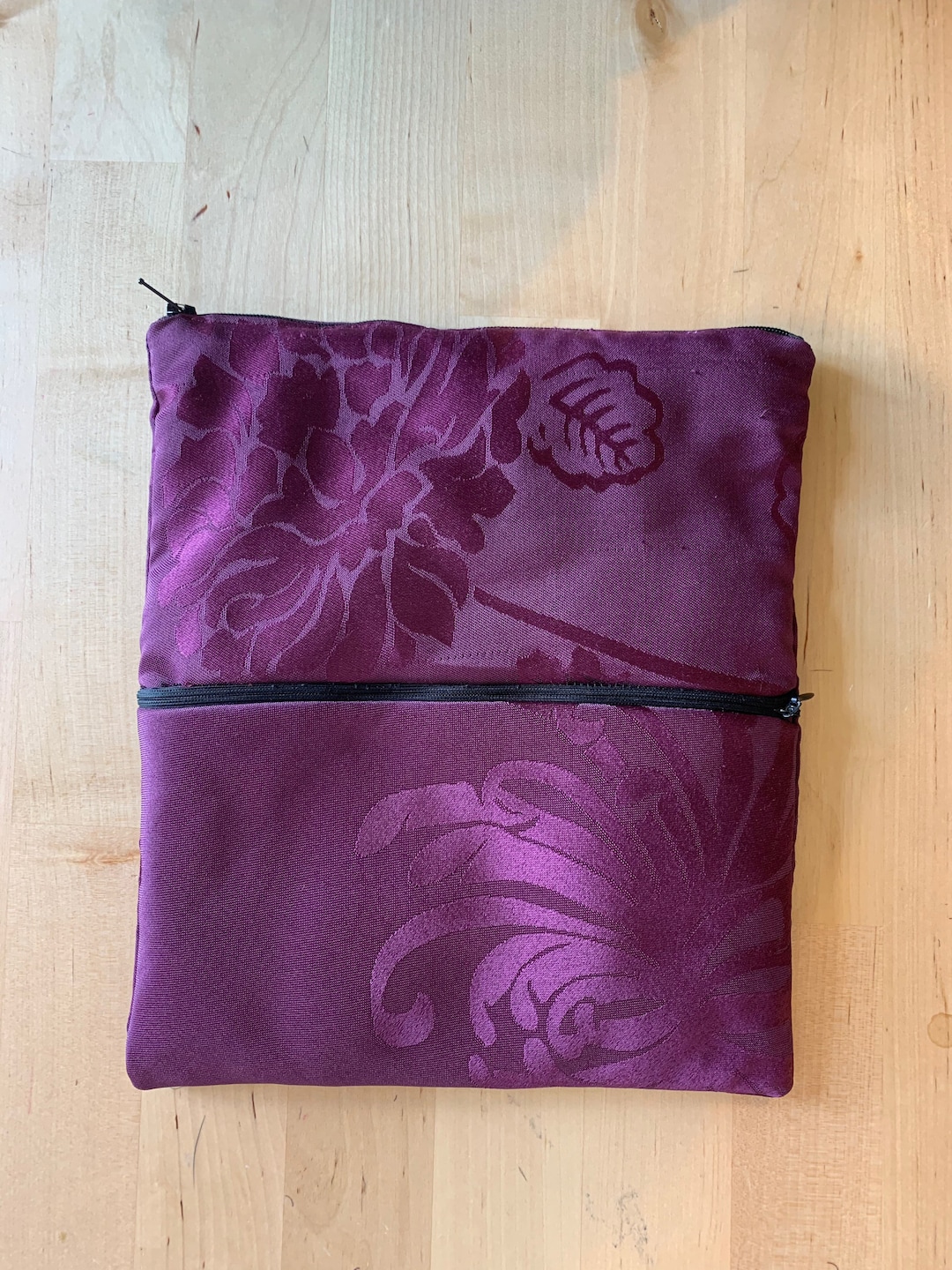 Purple Handmade Fabric Tablet Case Etsy