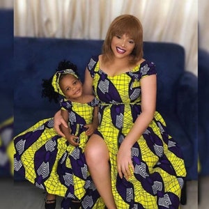 african mommy and me dresses