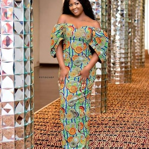 Latest straight gown top