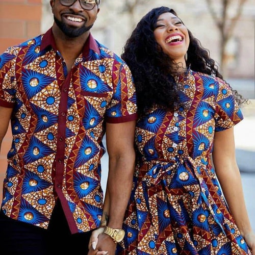 African Couple Prom Outfit African Attire For Couples, 60% OFF