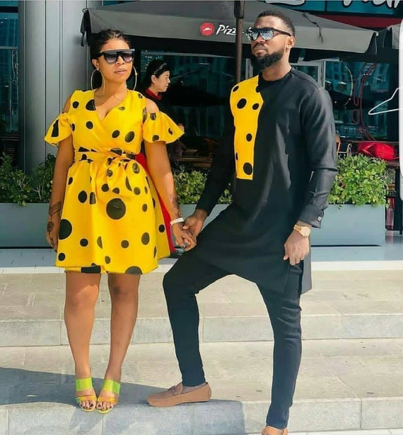 african couples outfit