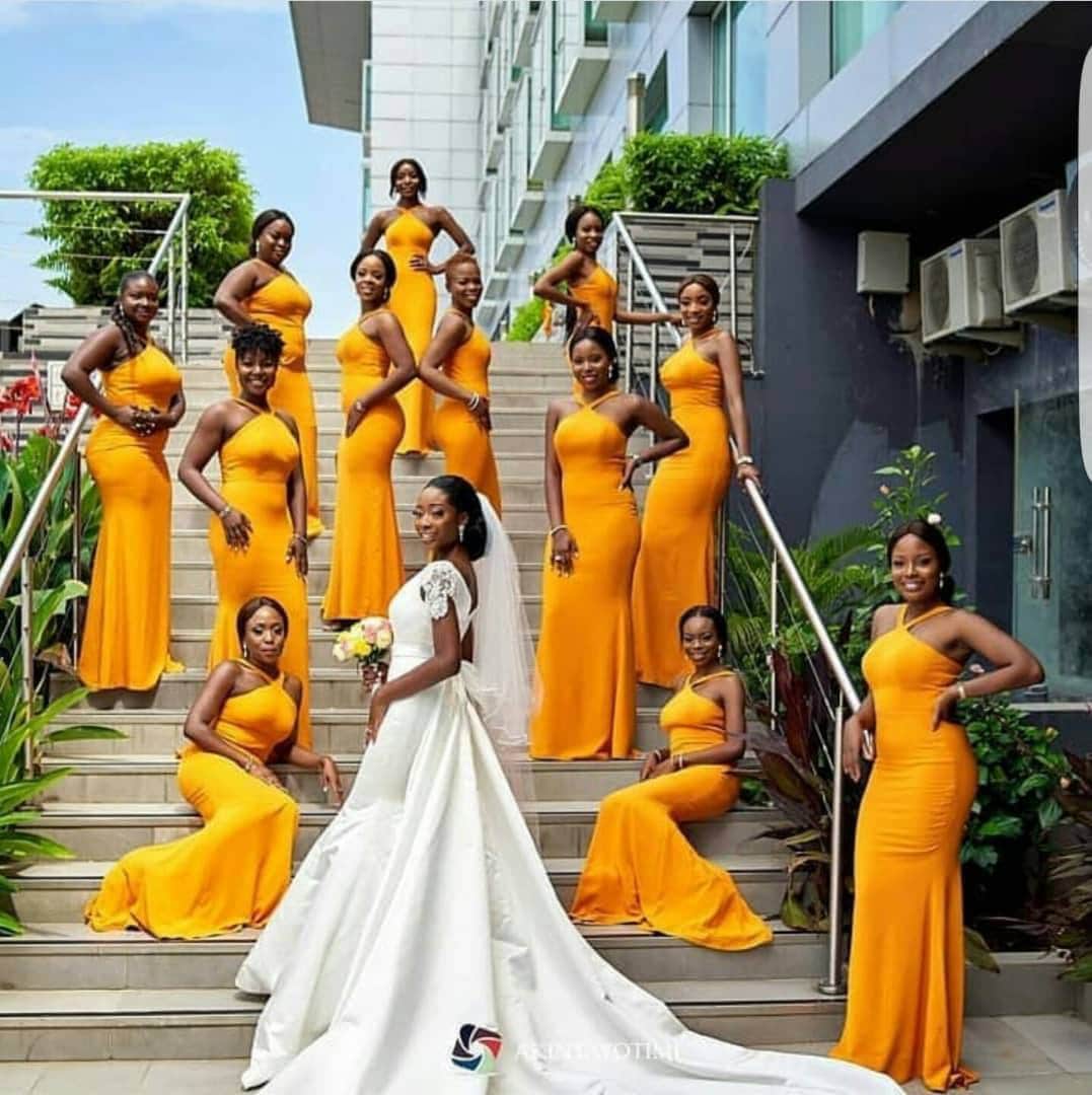 Matching Bridal Train Dresses custom Bridesmaids Dresses asoebi Dresses wedding Party Outfits african Traditional Wedding Dresses bridals Etsy Hong Kong