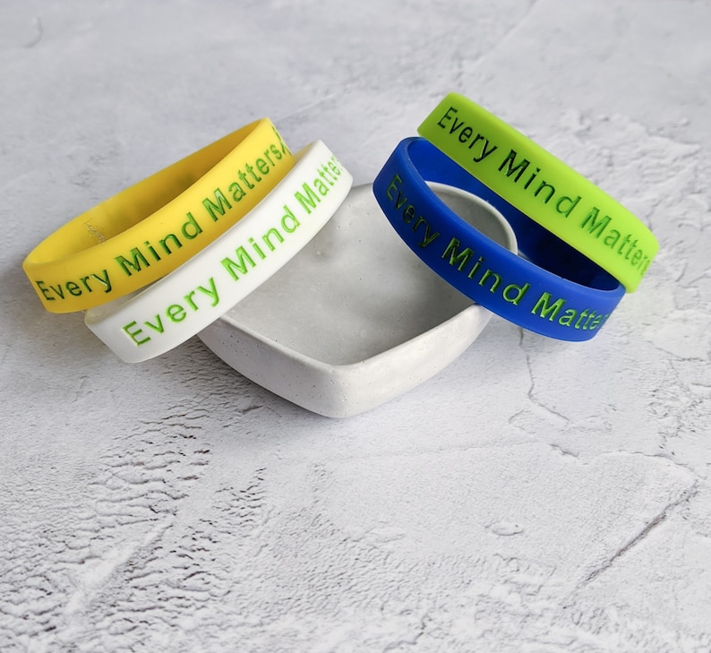 Every Mind Matters Awareness Wristband Mental Health Etsy UK