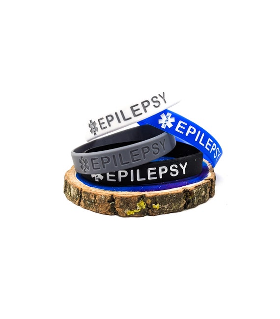 Epilepsy Alert Wristband Epilepsy Awareness Medical Alert