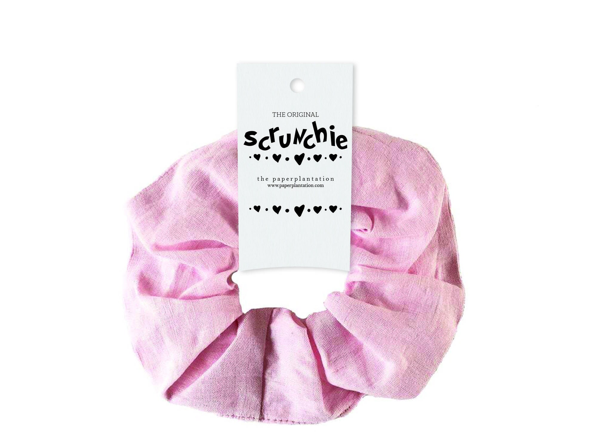 Handmade Scrunchie Tag Scrunchie Care Instructions Craft Etsy