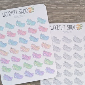 Cardio Sticker Sheet voor Bullet Planner of Dot Grid Journal - Workout Gewichten Cardio Gym Oefening Bujo Decals Essentials Hardloopschoenen