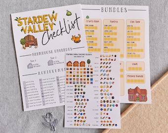 Stardew Valley Sticker Checklist