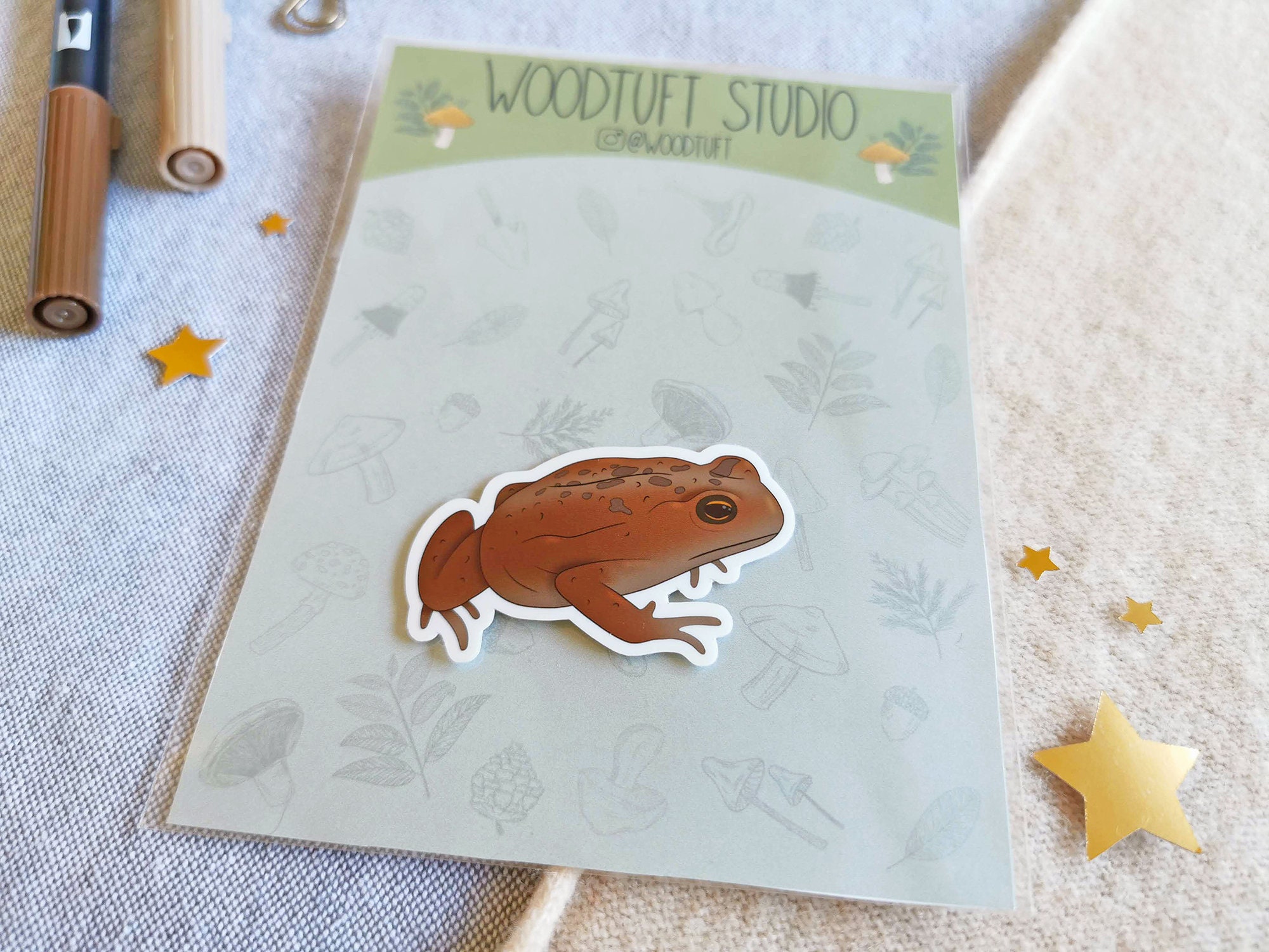 Toad Vinyl Sticker Weatherproof Waterproof Toads Frog Glossy | Etsy