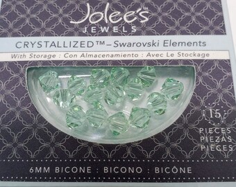 6mm Chrysolite Swarovski Crystal Elements #189