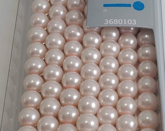 Baby Pink 6mm Round Crystazzi  Pearls #238