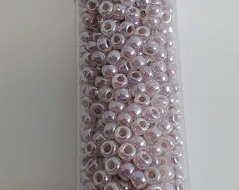 Dusty Mauve Ceylon Seed Beads #240