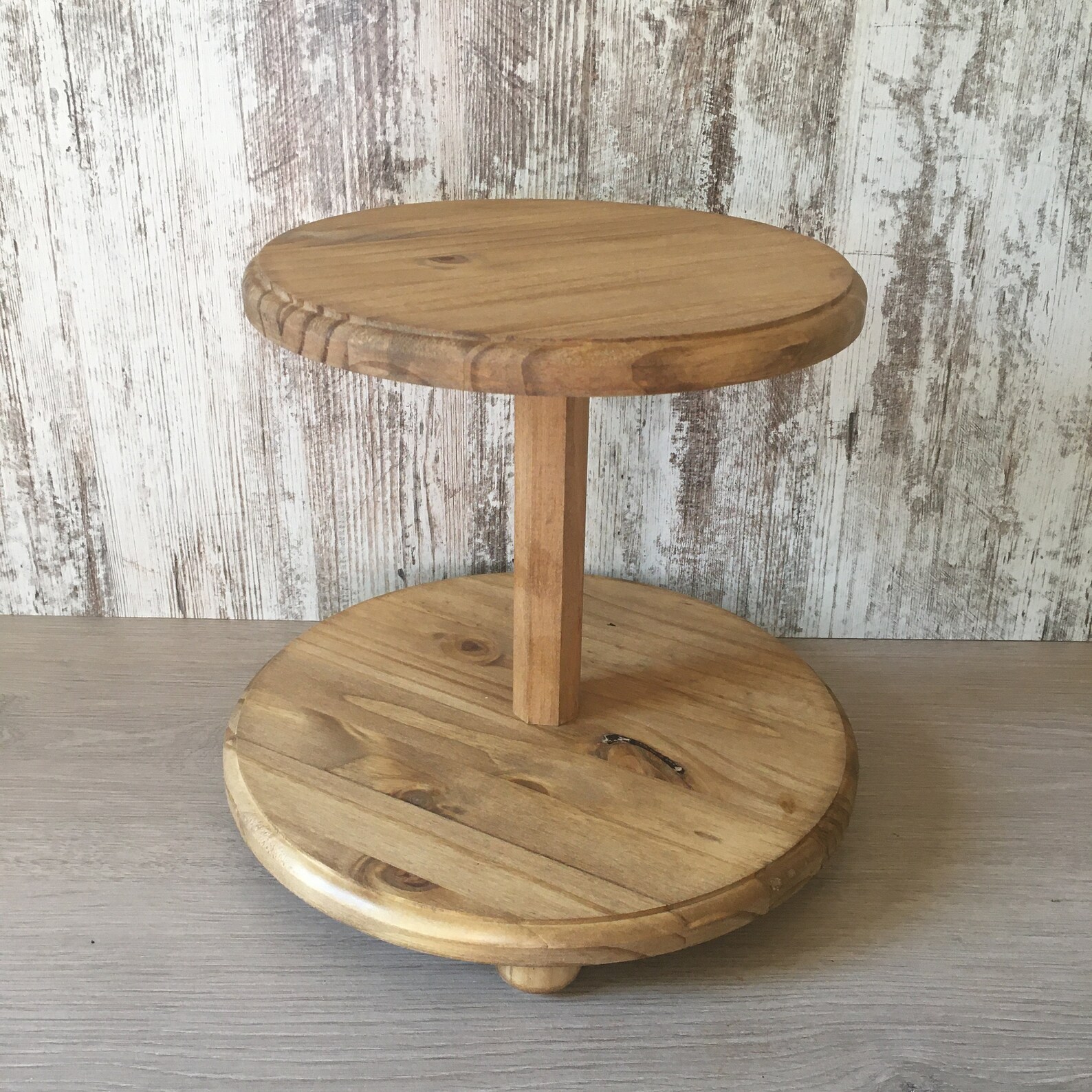 2 Tier Tray Handmade Wood/2 Tiered Tray/wood Tray/christmas Etsy UK