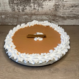 Faux Pumpkin Pie Slice: Fall Tiered Tray Decor, Food Prop