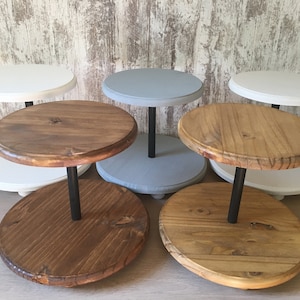 2 tier tray - handmade wood/2 tiered tray/wood tray/Christmas decor/Farmhouse decor