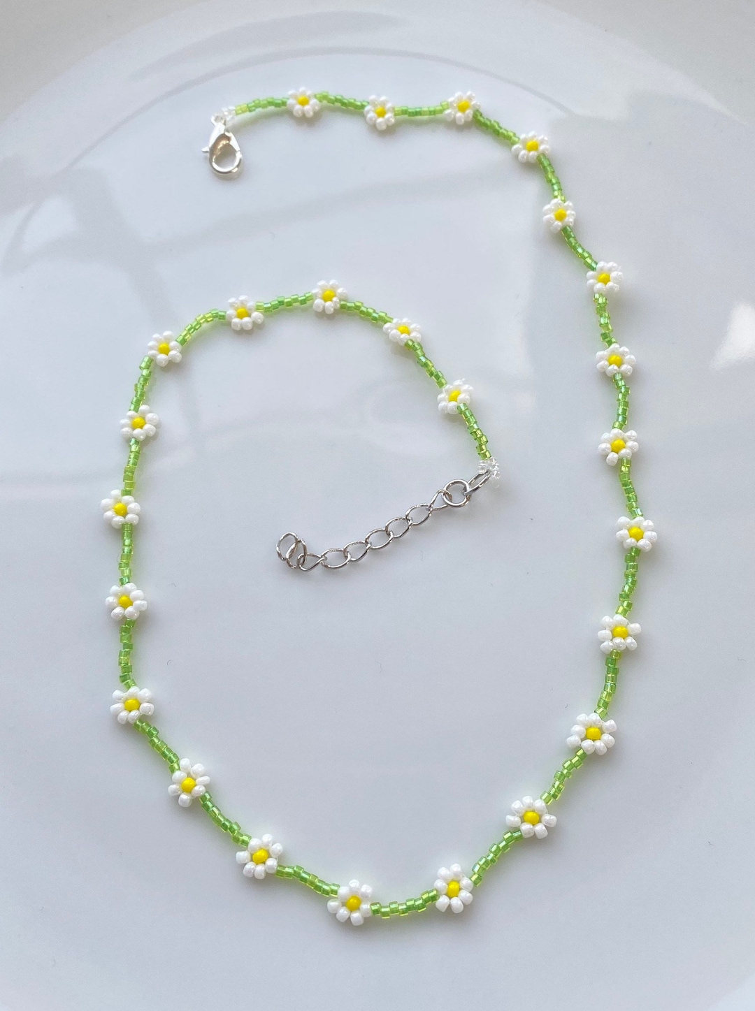 TATIANA★子供たちミンニー着用★Beads Flower Choker Necklace s-l400.jpg