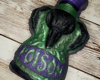 Poison Bottle Bath Bomb, potion bottle, bath fizzes, Halloween, spooky season