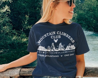 Mountain Climbers Club Roller Coaster Shirts, Mouse Kingdom Shirts, Magic World Vacation Shirts, Family Shirts, Couples Shirts, Park Shirt