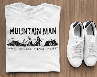 Boys Youth Mountain Man Shirt, Rollercoaster Shirt, Youth Boys Shirt, Family Trip Shirt, Matching Vacation Shirts