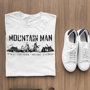 Boys Youth Mountain Man Shirt, Rollercoaster Shirt, Youth Boys Shirt, Family Trip Shirt, Matching Vacation Shirts