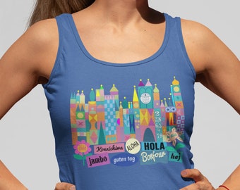 Small World After All Tank Top, Mouse Kingdom Trip Tank Top, Magic World Vacation Tank Top, Summertime Cool Shirt, Unisex Fit, Women's Tank
