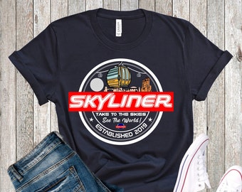 Sky Liner Buckets Tee Shirt, Kingdom Trip T-Shirt, Vacation Shirt, Transport Tee, Women's Tee, Resort Hop Shirt, Men's Shirt, Kid's Shirt