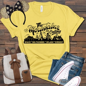 The Mountains Are Calling Shirt, Berge Fahrten Shirt, Familienreise Shirt, Urlaubs Shirt, Park Shirt, Damen Shirt, Unisex Shirt