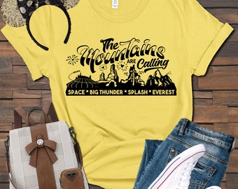 The Mountains Are Calling Shirt, Mountains Rides Shirt, Family Trip Shirt, Vacation Shirt, Park Shirt, Women's Shirt, Unisex Shirt