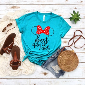 Best Day Ever Inspired Fairytale Theme Shirt, Minnie Ears Shirt, Mouse Kingdom Women Shirt, Florida Trip Shirt, Vacation Shirt, Family Shirt