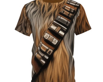 Chewookie Hero Wars Tee - Light Star, Cosplay Tee, Race Running Shirt, Breathable Microfiber Workout Shirt